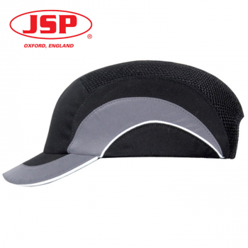 Gorra JSP antigolpes EN-812 negra y gris029