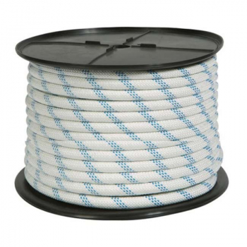 Cuerda para izaje de cargas de 100m fabricada en nylon de alta tenacidad. Adecuada para subir y bajar cargas.