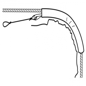 Esquema del protector de cuerda.