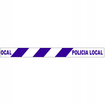 Fita de sinalização polícia local517