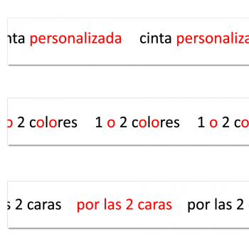 Cinta de balizamiento personalizada