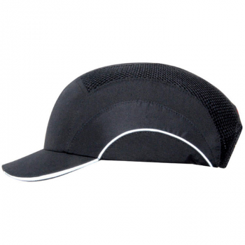 Gorra antigolpes JSP negra EN812006