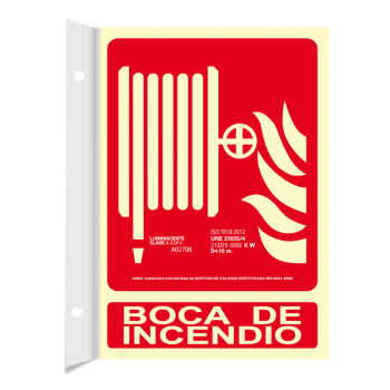 Bandeira Boca de Incêndio Classe A 21x30cm113