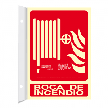 Bandeira Boca de Incêndio Classe A 21x30cm