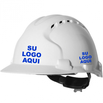 Casco de obra con logo