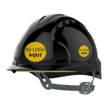 Casco de seguridad personalizado con el logotipo de su empresa. Un distintivo único que aporta valor y diferenciación.