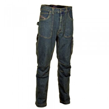 Calça Cofra multibolsos estilo jeans