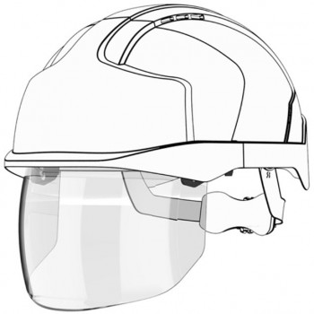 Visor de reposição para capacete JSP Evo Vista Shield