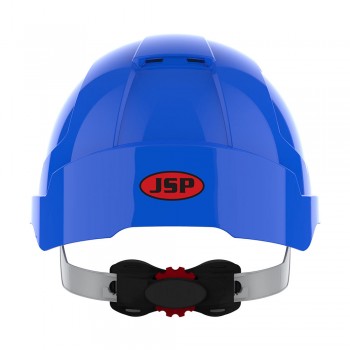 Casco JSP EVOLITE con ruleta ventilado azul669