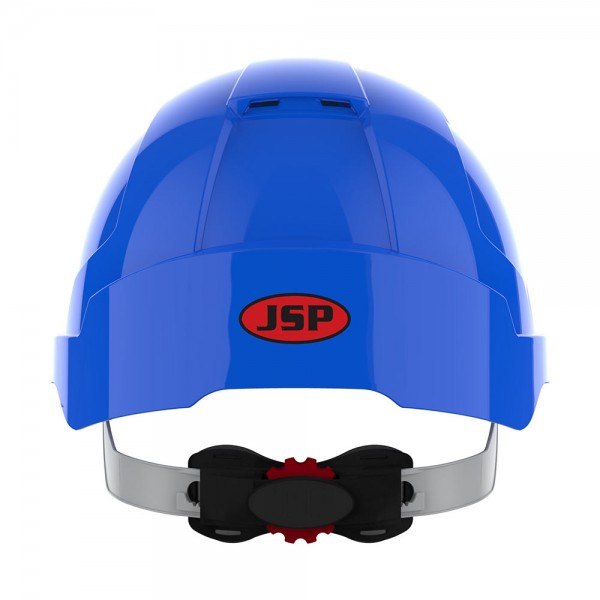Casco JSP EVOLITE con ruleta ventilado azul
