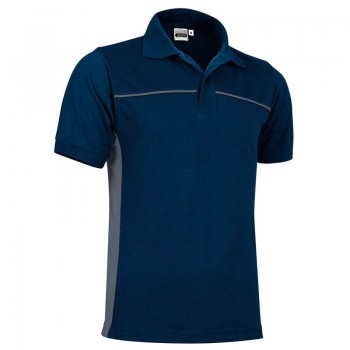 Polo Valento Thunder marino y gris