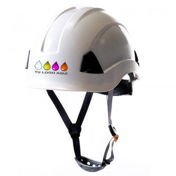 Casco para trabajos en altura con logo