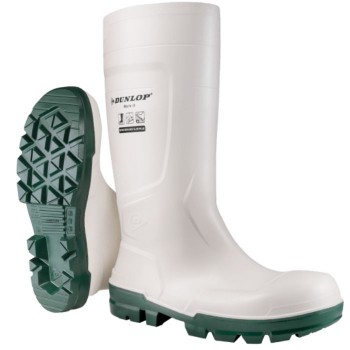 Bota de agua de seguridad blanca