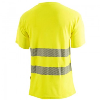 Camiseta manga corta alta visibilidad amarilla