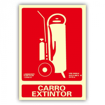 Señal "Carro Extintor" 21x30cm70