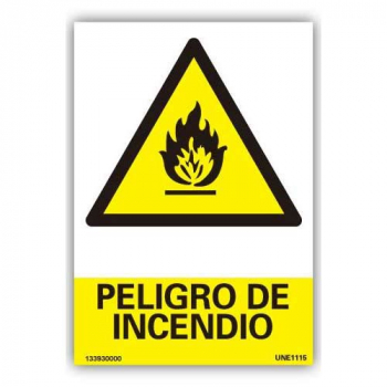 Sinal "Perigo de Incêndio"19