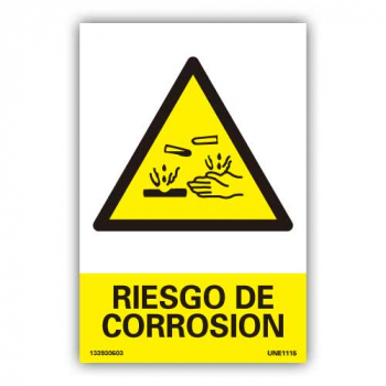 Señal "Riesgo de Corrosión"