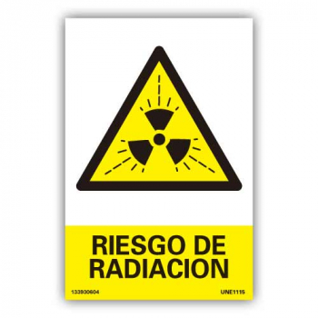 Señal "Riesgo de Radiación"