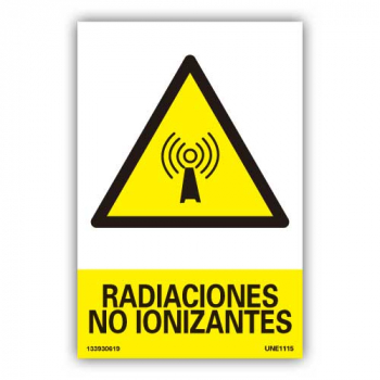 Placa "Radiaciones No Ionizantes"90