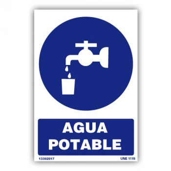 Señal "Agua Potable"