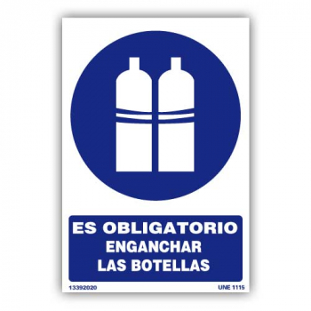 Señal "Es Obligatorio Enganchar las Botellas"98