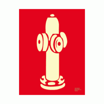 Señal Dibujo "Hidrante" 42x42cm