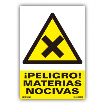 Señal  "Peligro Materias Nocivas"50