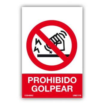 Señal Prohibido Golpear02