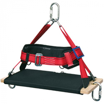 Silla rígida para trabajos verticales fabricada para ser usada junto a equipo de ascenso y descenso.