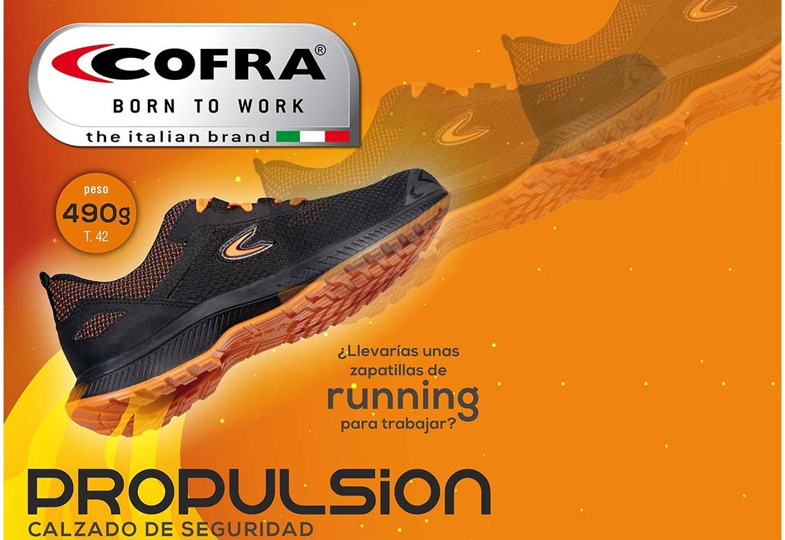 Nueva línea de calzado de seguridad, Cofra Propulsion